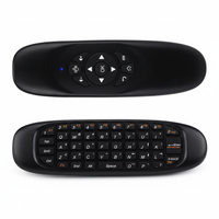 C120 Air Mouse Remote with QWERTY Keyboard for Android TV