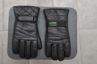 Premium Black Leather Winter Gloves - Thermal Insulated