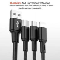 3-in-1 Multi Charging & Data Cable